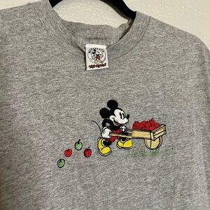 VINTAGE Disney Mickey Mouse Too Cute Mickey & Co Unisex XL Embroidered